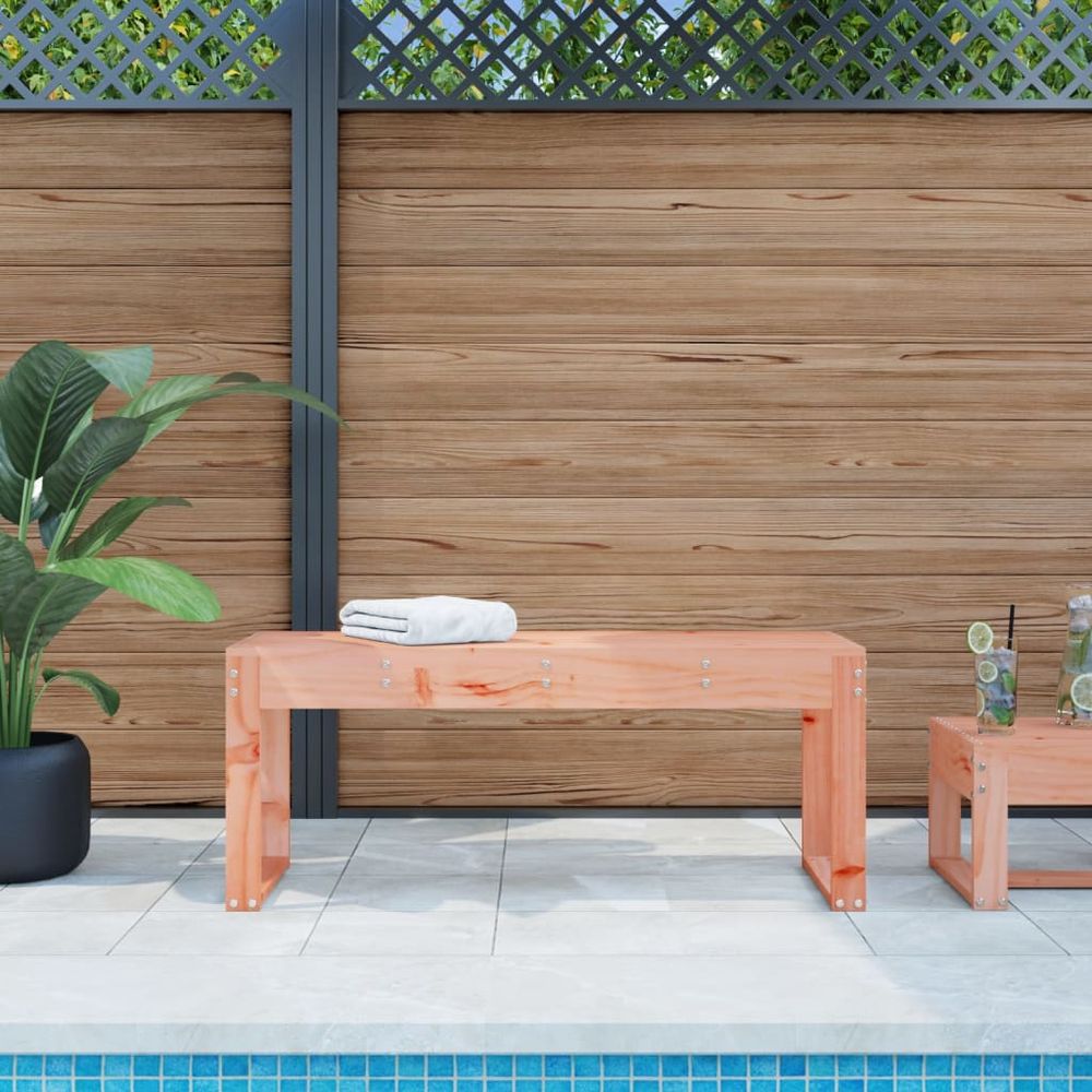 vidaXL Garden Bench 110x38x45 cm Solid Wood Douglas - anydaydirect