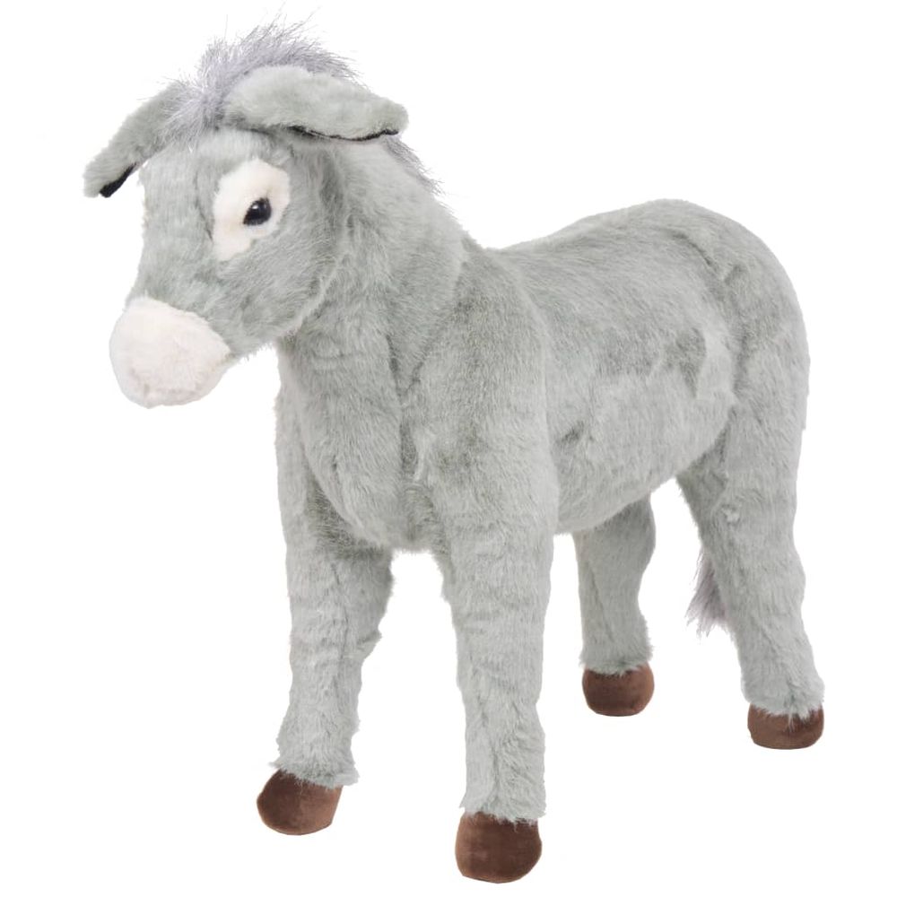 Standing Plush Toy Donkey Grey XXL - anydaydirect