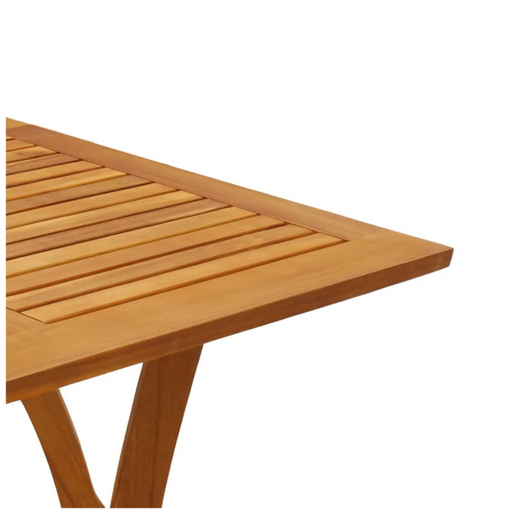 Garden Table 110x110x75 cm Solid Wood Acacia - anydaydirect
