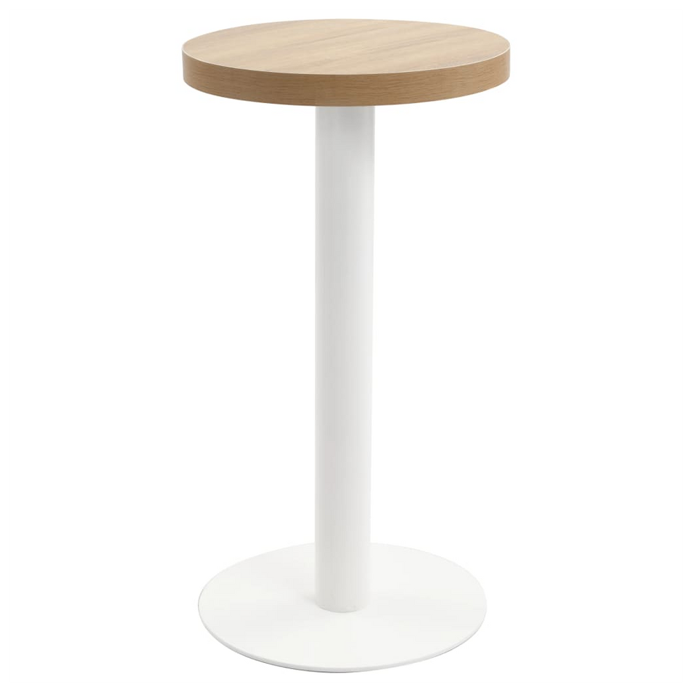 Bistro Table Light Brown 40 cm MDF - anydaydirect