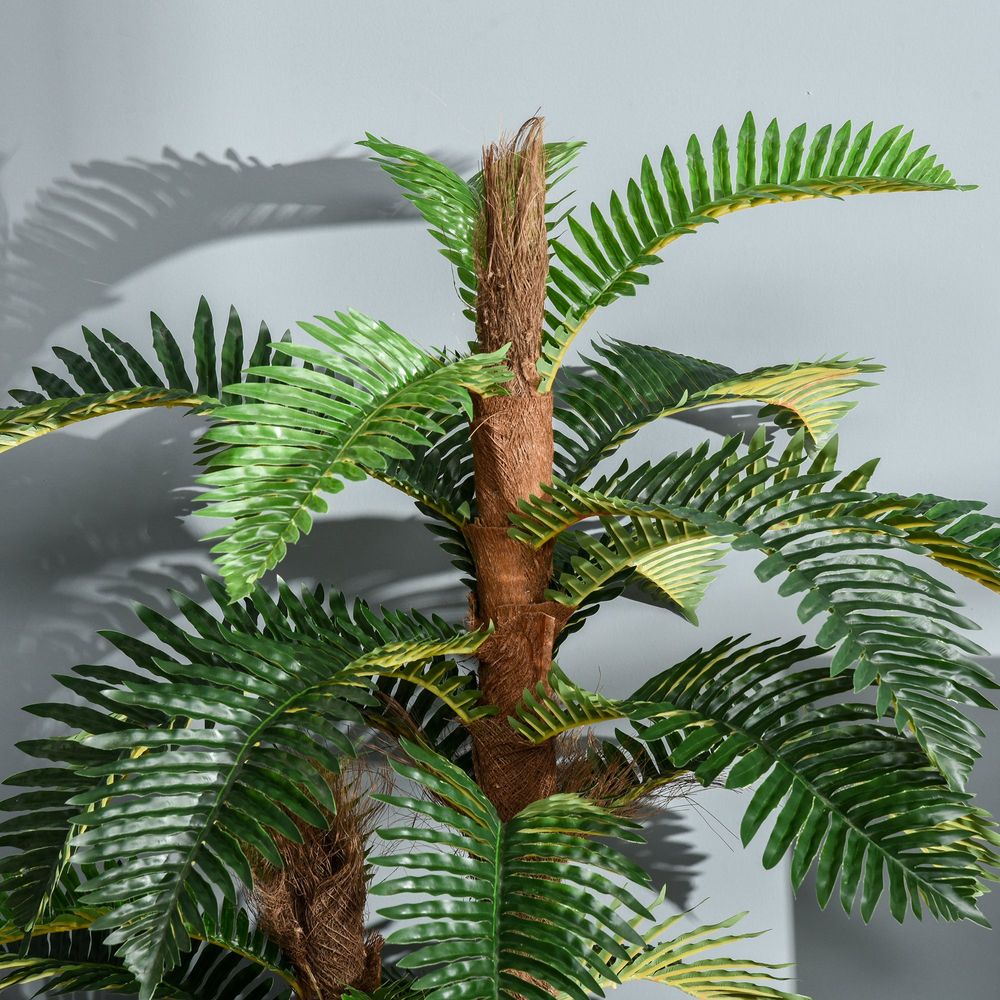 Artificial Fern Tree 36 Leaves with Nursery Pot, Fake Plant 150cm - anydaydirect