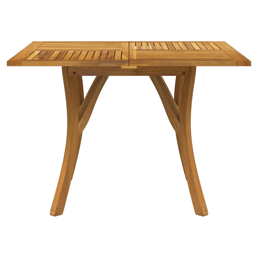 Garden Table 110x110x75 cm Solid Wood Acacia - anydaydirect