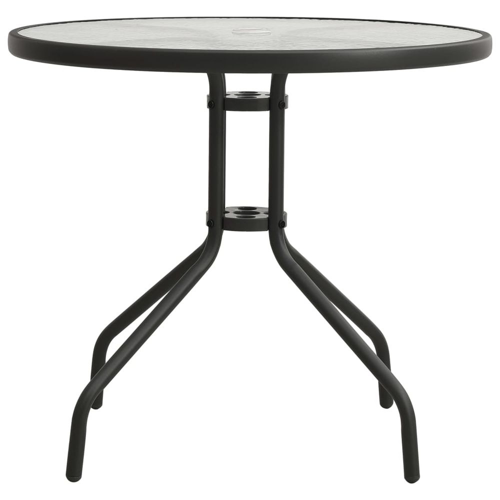 Bistro Table Anthracite Ø80x71 cm Steel - anydaydirect