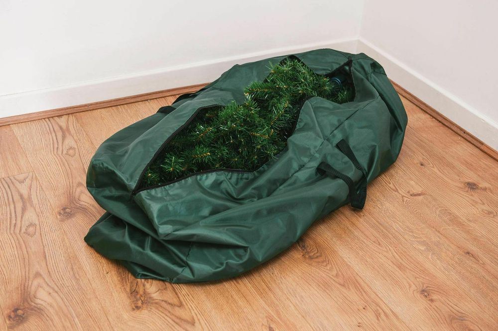 Christmas Tree Decoration Zip Up Sack Storage Bag For Upto 9 ft Xmas Trees - anydaydirect