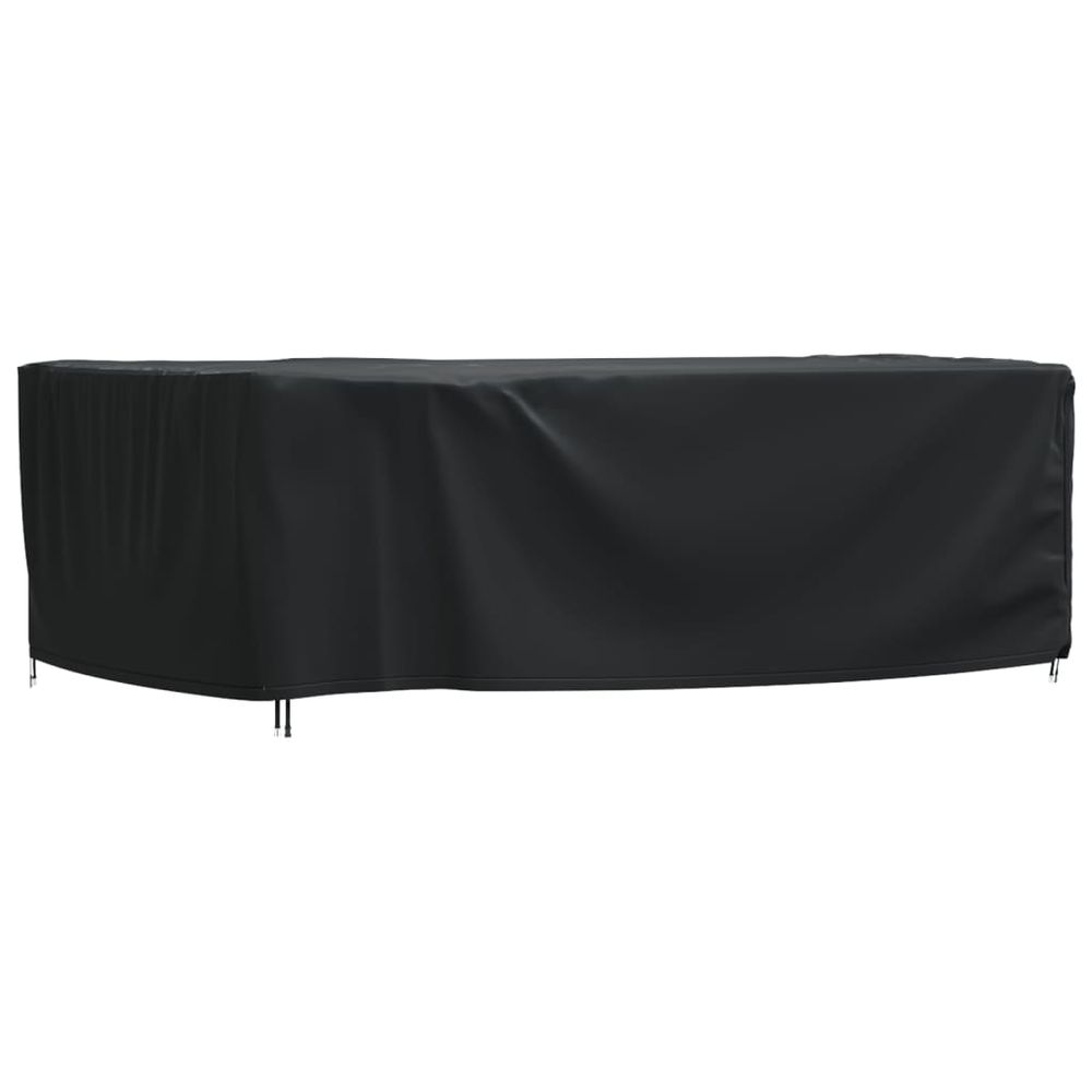 vidaXL Garden Furniture Cover Black 240x140x90 cm Waterproof 420D - anydaydirect