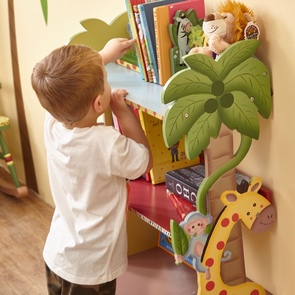 Fantasy Fields Large Kids Bookshelf Bookcase Toy Organiser With Drawer W-8268A - anydaydirect
