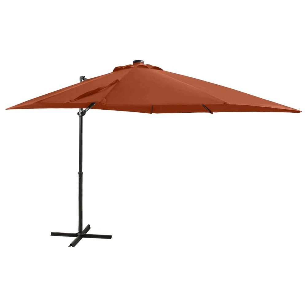 Cantilever Umbrella with Pole and LED Lights  250 cm & 300cm - anydaydirect
