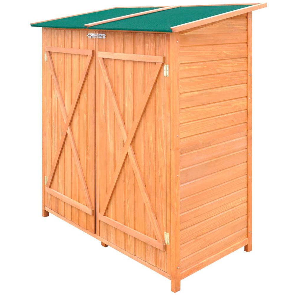 vidaXL Wooden Shed Garden Tool Shed Storage Room Large - anydaydirect
