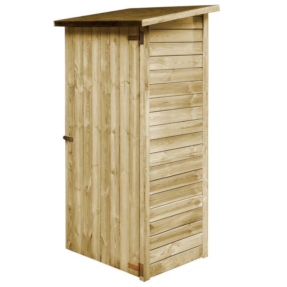 Garden Tool Shed Impregnated Pinewood 88x76x175 cm - anydaydirect