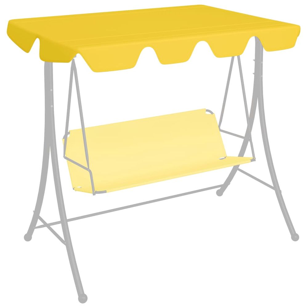 Replacement Canopy for Garden Swing  210 x 146 cm to 248 x 186 cm - anydaydirect