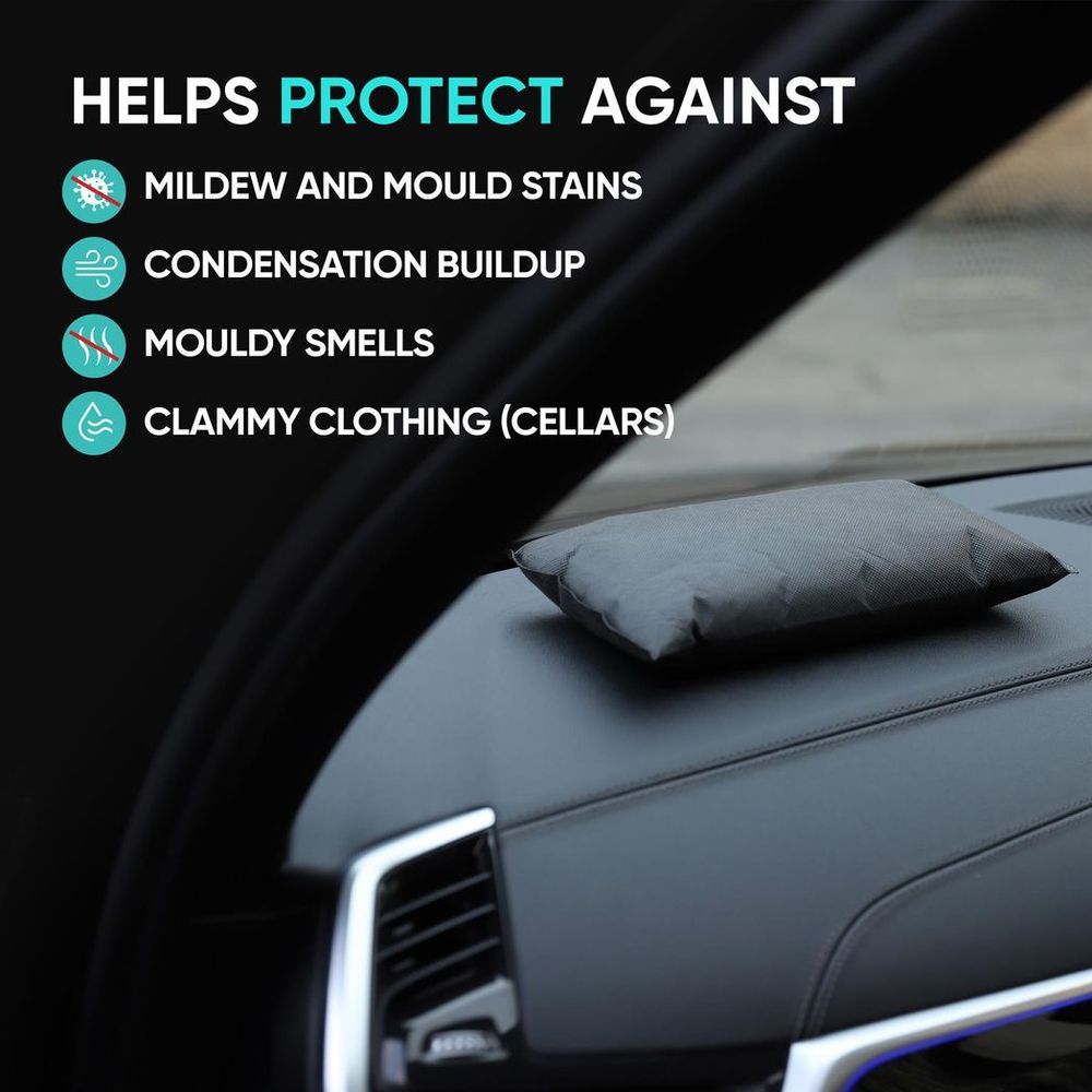 Reusable Car Dehumidifier Bag Portable Leakproof Non-Toxic - anydaydirect