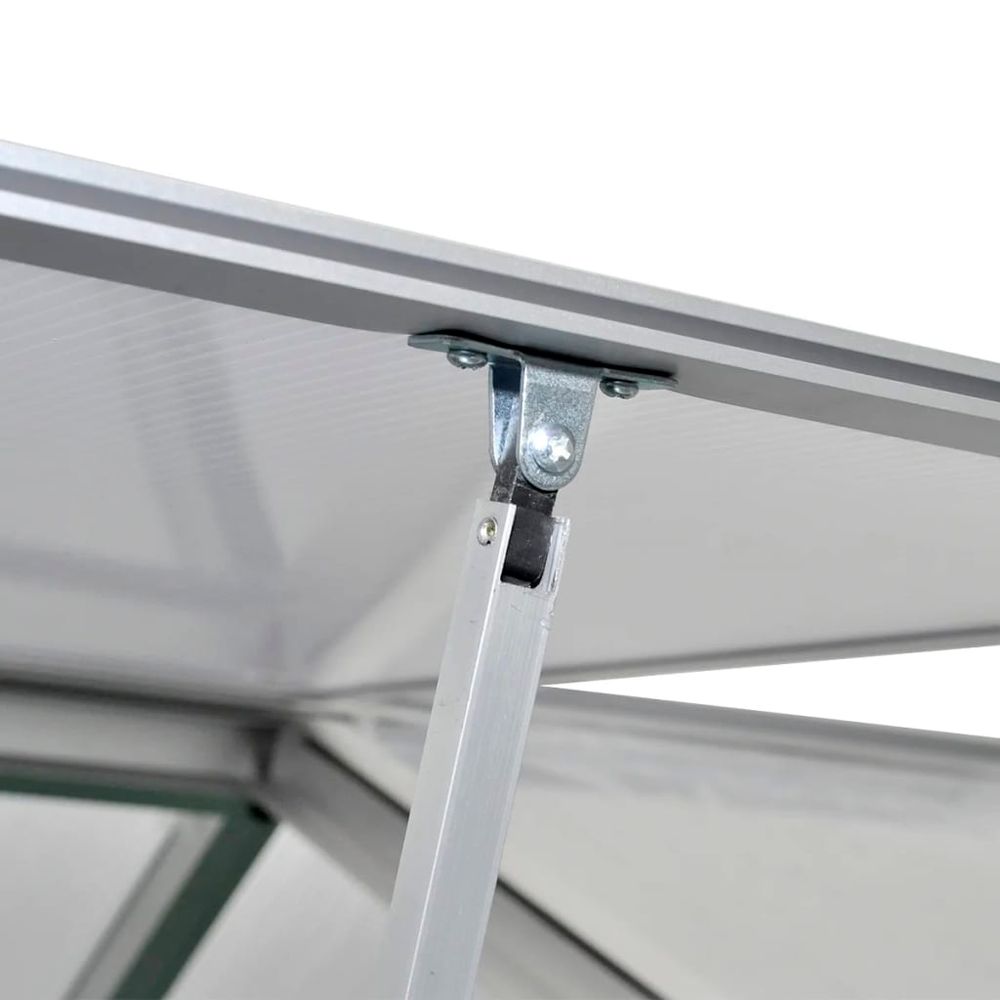 Reinforced Aluminium Greenhouse with Base Frame 4.6 m� - anydaydirect