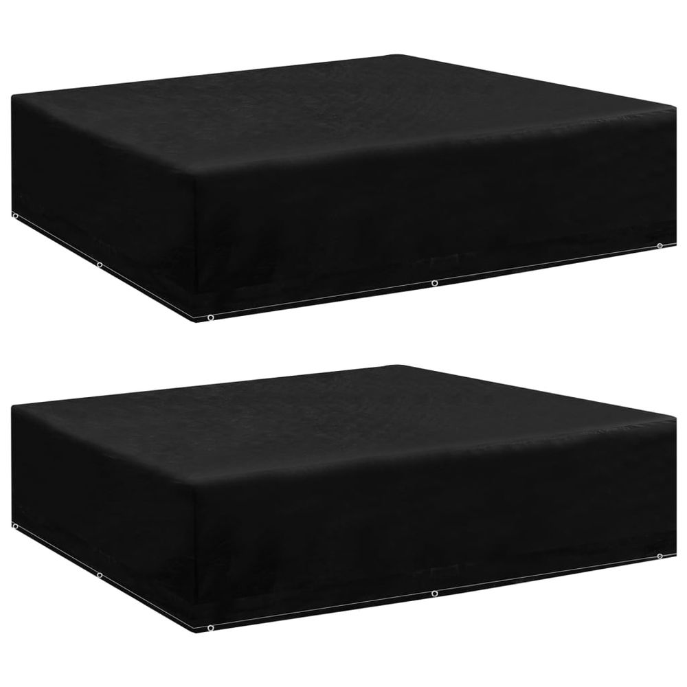 Garden Furniture Covers 2 pcs 8 Eyelets 200x200x70 cm - anydaydirect