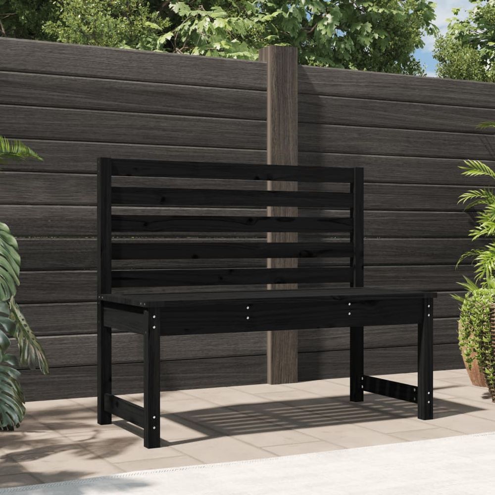 Garden Bench 109 cm Solid Wood Pine - anydaydirect