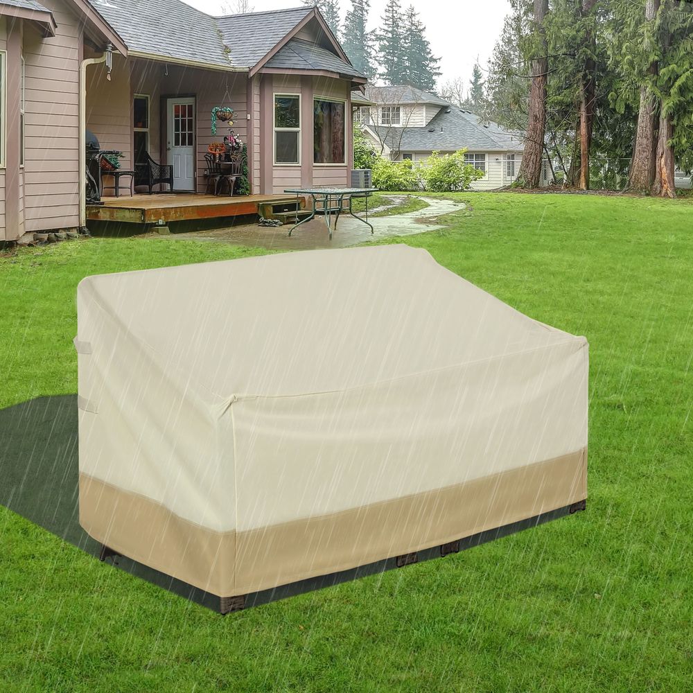 Waterproof Furniture Cover For 3 Seat Rattan Sofa - anydaydirect