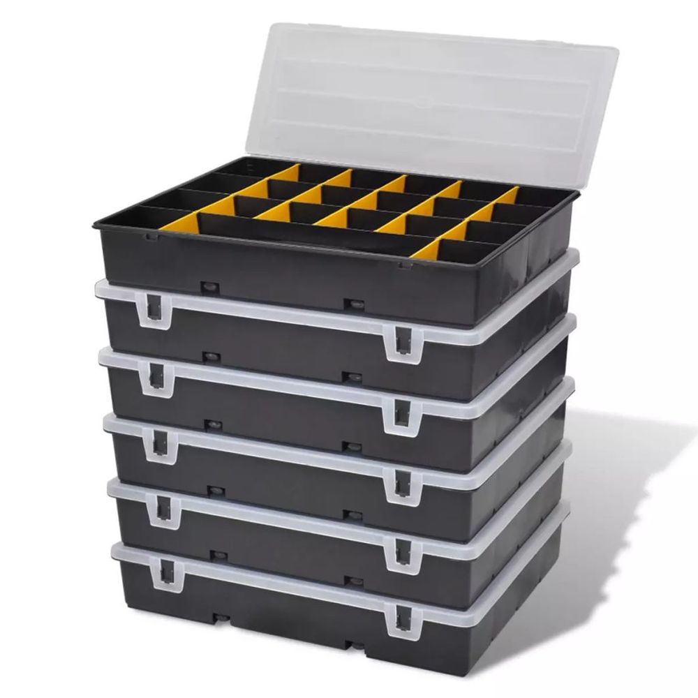 Storage Box Sort Case 6 pcs - anydaydirect