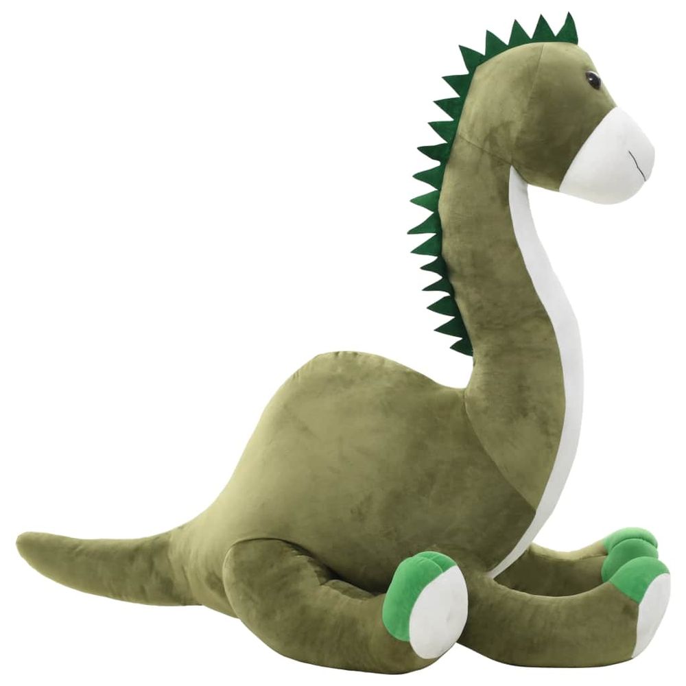 Dinosaur Brontosaurus Cuddly Toy Plush Green - anydaydirect