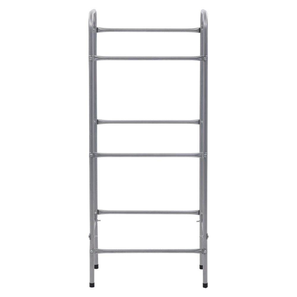 Storage Shelf for 3 Crates Silver 50x33x116 cm Steel - anydaydirect