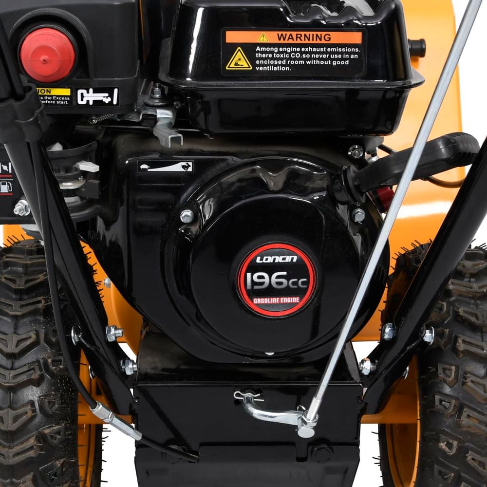 Snow Thrower 6.5 HP Yellow and Black - anydaydirect