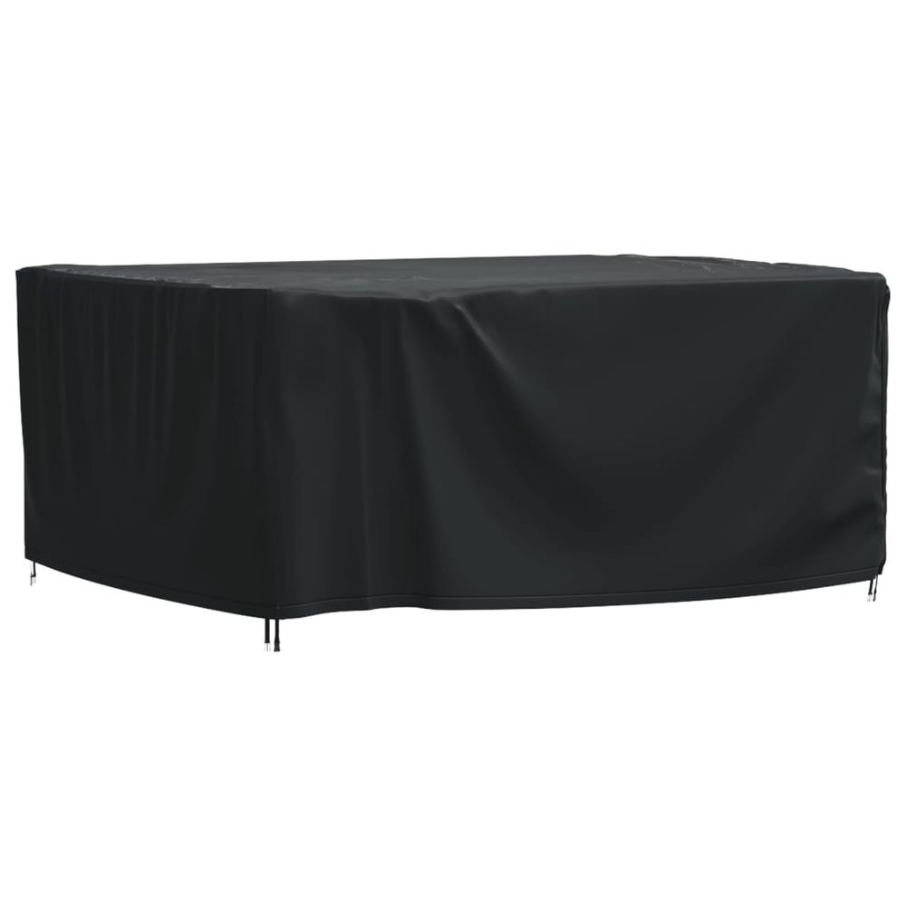 vidaXL Garden Furniture Cover Black 180x140x90 cm Waterproof 420D - anydaydirect