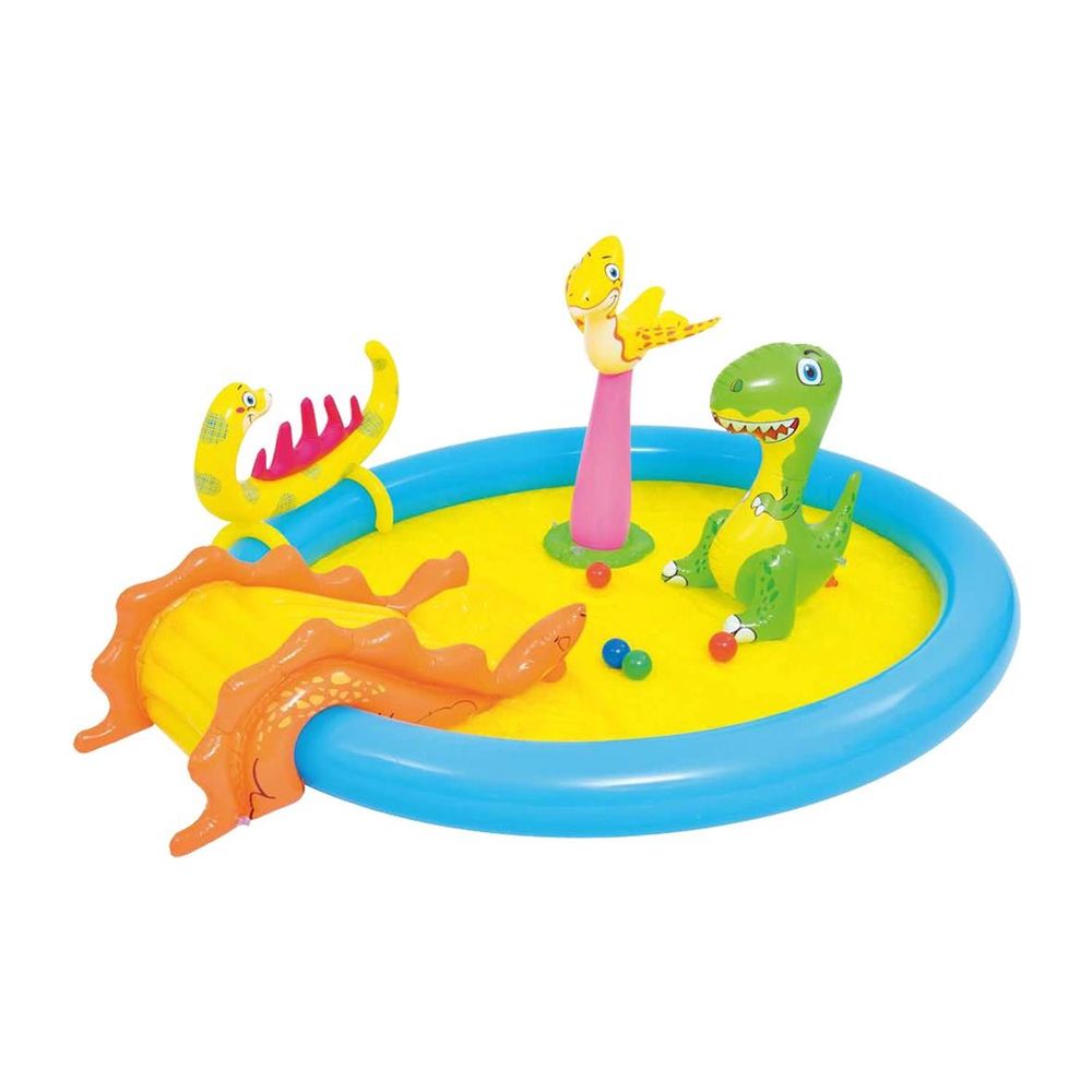 Sun Club 2M Dinosaur Play Pool with Water Spray - anydaydirect