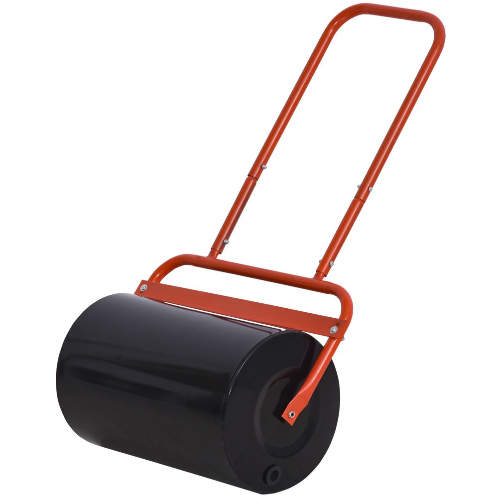 Combination Push/Tow Lawn Roller Filled w/ 38L Sand or Water Garden Outsunny - anydaydirect