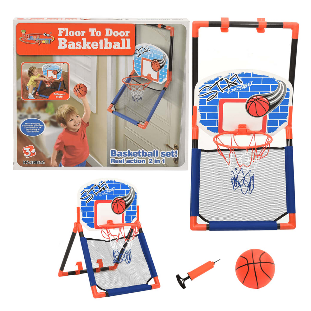 Children Basketball Set Multifunctional Floor and Wall - anydaydirect
