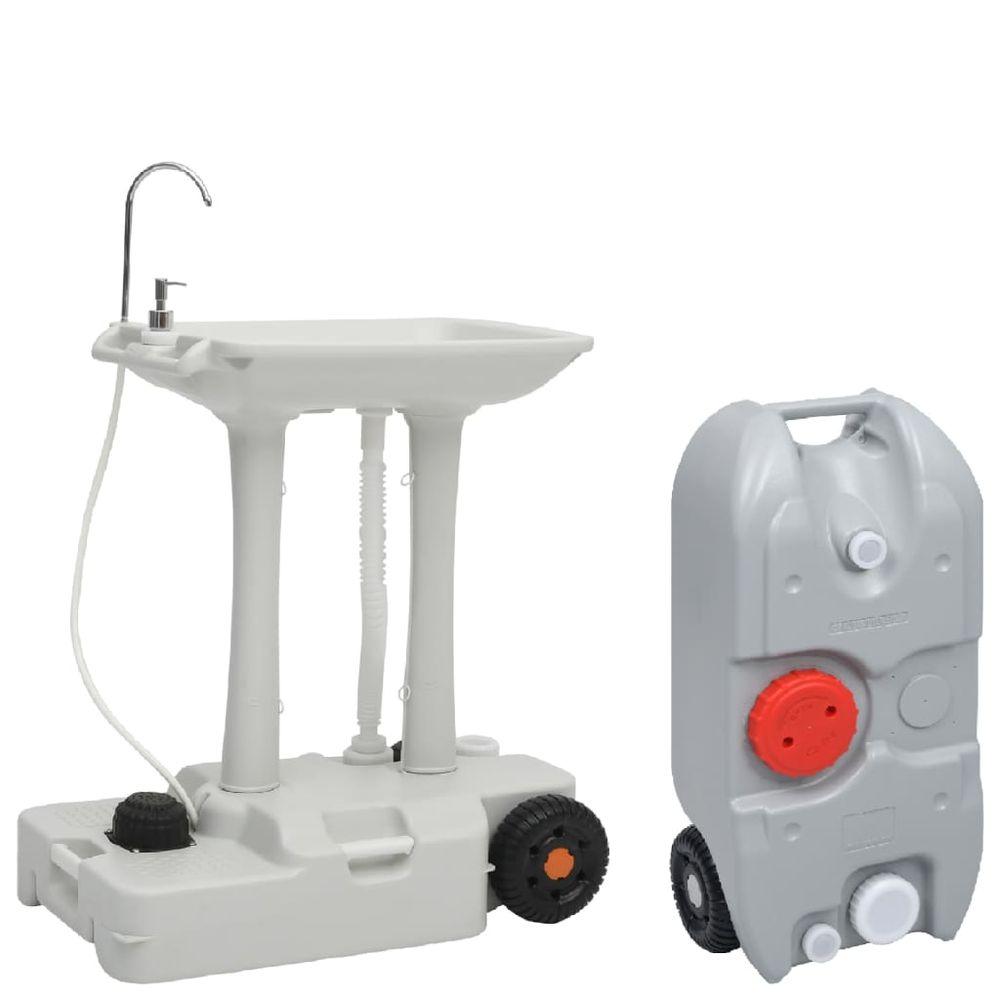 Portable Camping Handwash Stand and Water Tank Set - anydaydirect