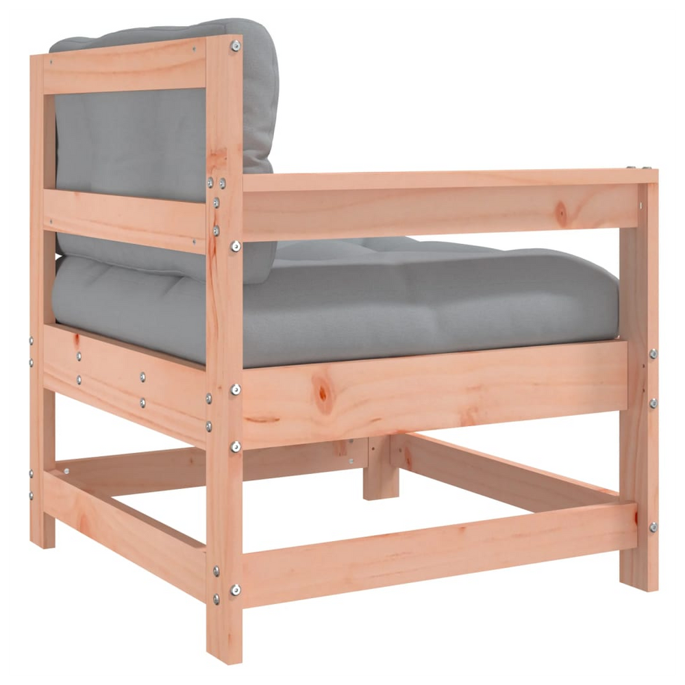 vidaXL Garden Chair with Cushions Solid Wood Douglas - anydaydirect