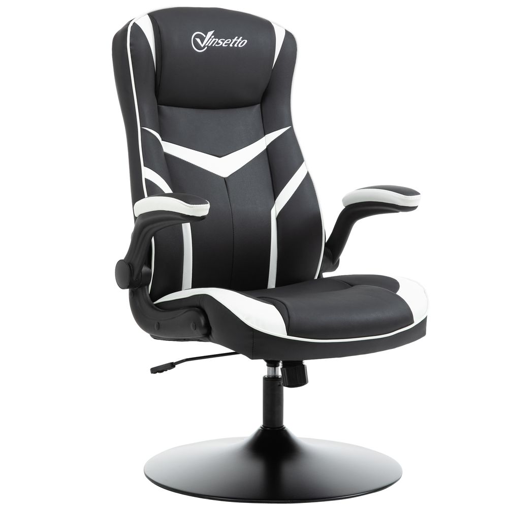 Racing Office Chair PVC Leather Computer Gaming Height Adjustable - anydaydirect