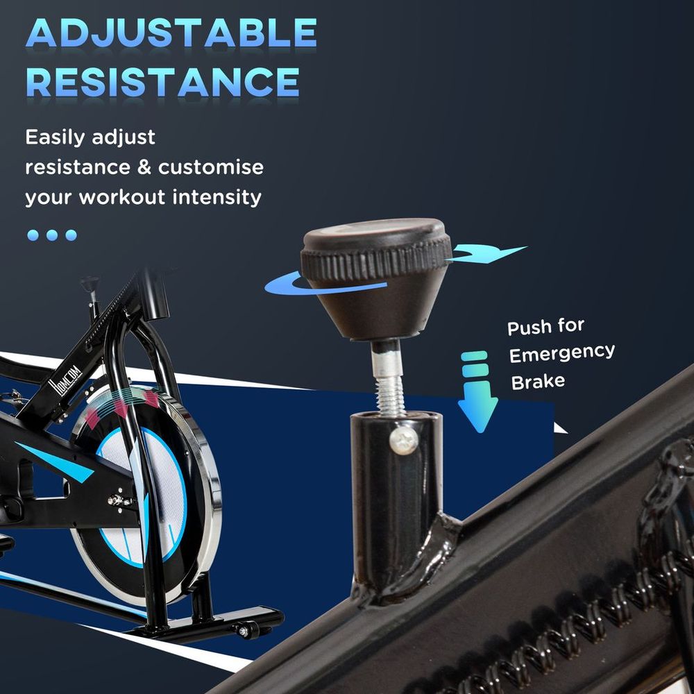 8kg Flywheel Stationary Exercise Bike Indoor Cycling Cardio Workout Bike - anydaydirect