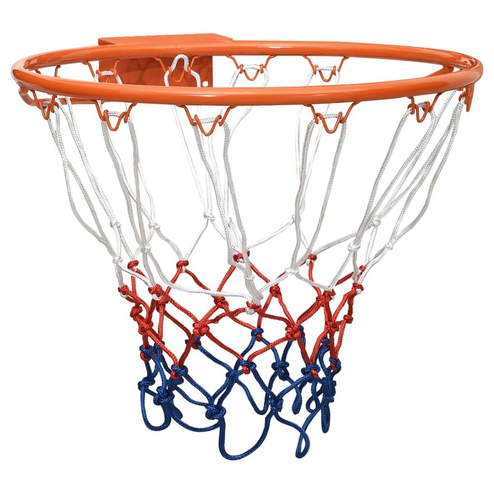 Basketball Goal Hoop Set Rim with Net Orange 45 cm - anydaydirect