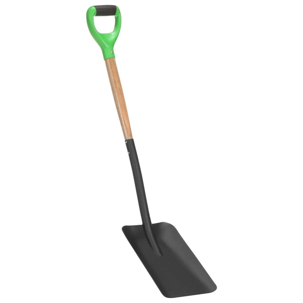 Garden Shovel D Grip Steel and Hardwood - anydaydirect