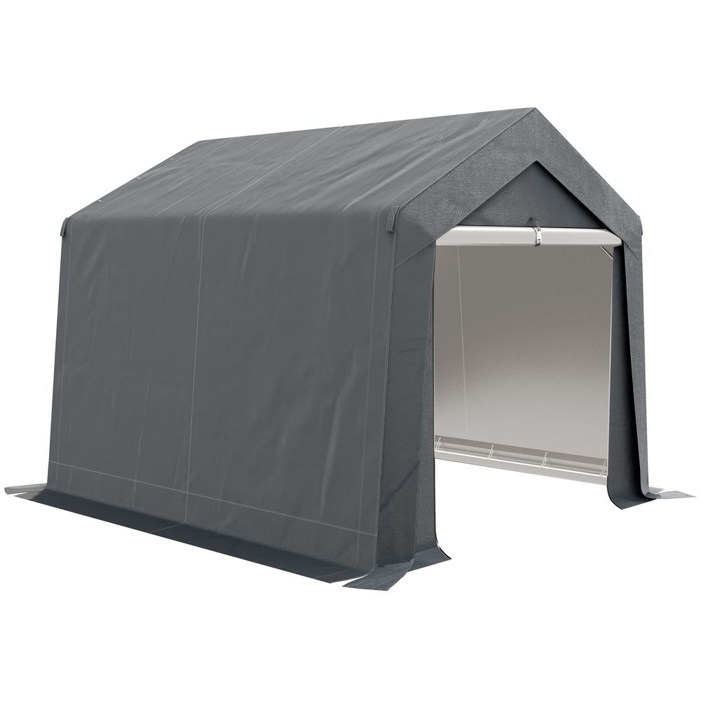 Outsunny 3 x 3(m) Garden Storage Shed, Waterproof and Heavy Duty Portable Shed - anydaydirect