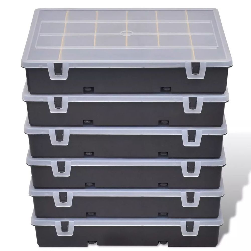 Storage Box Sort Case 6 pcs - anydaydirect