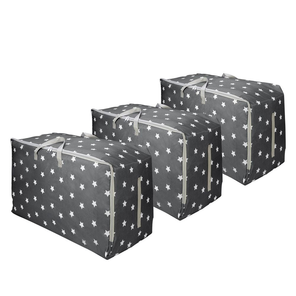 3pcs Clothes Storage Bags Organizer Large Capacity Moisture-Proof - anydaydirect