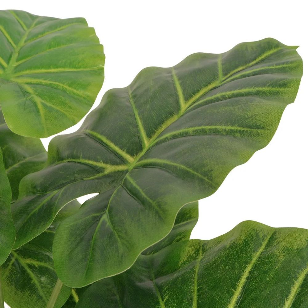 Artificial Taro Plant with Pot 70 cm Green - anydaydirect