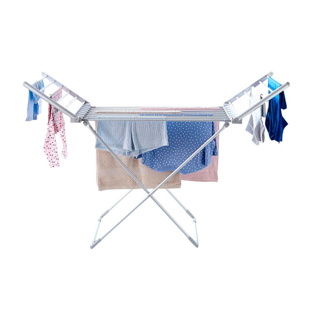 Neo Electric Heated Winged Airer Clothes Dryer Rack - anydaydirect