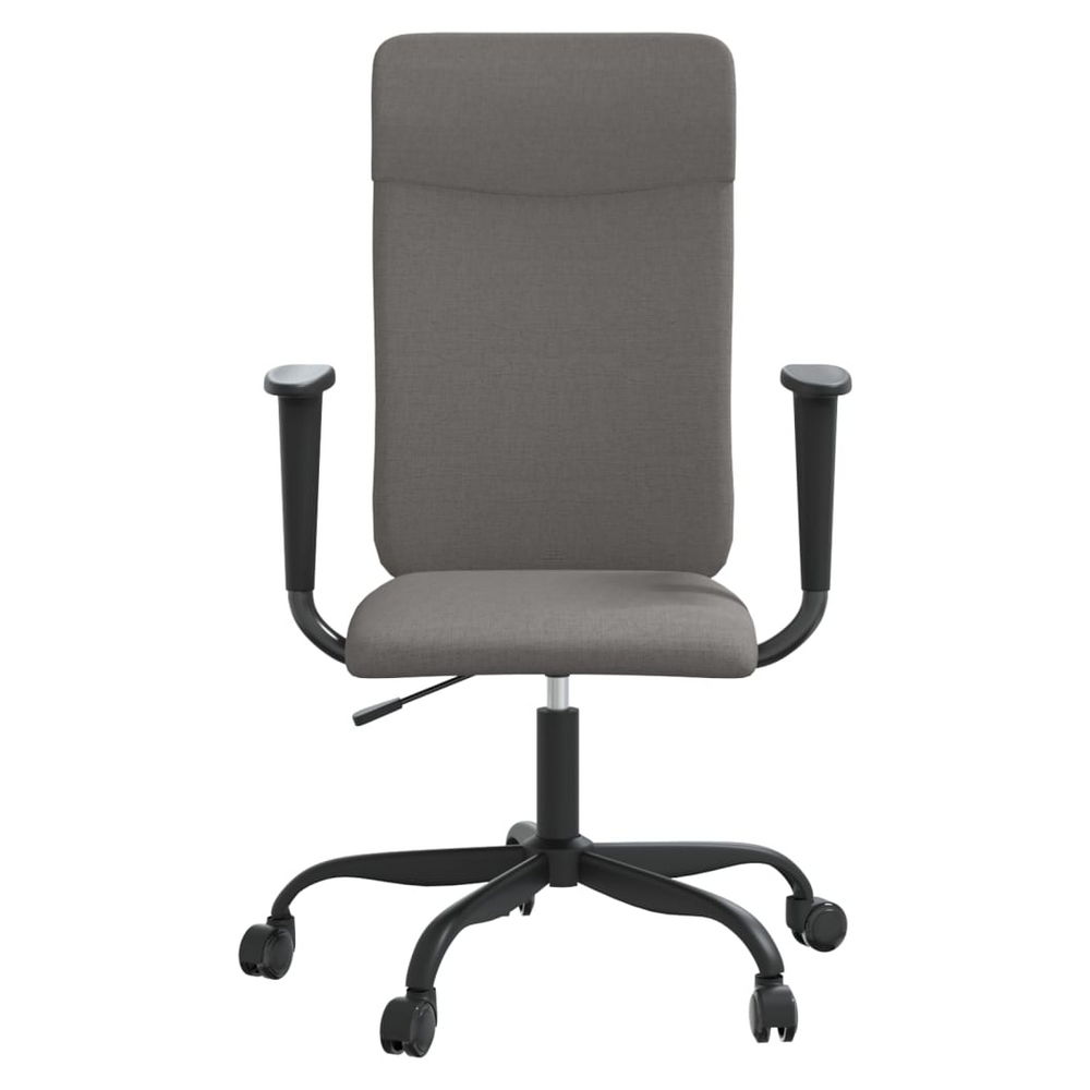 vidaXL Office Chair Dark Grey Fabric - anydaydirect