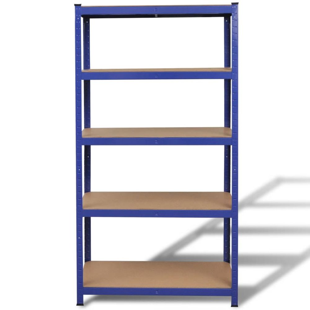 Storage Shelf Blue 2 pcs - anydaydirect