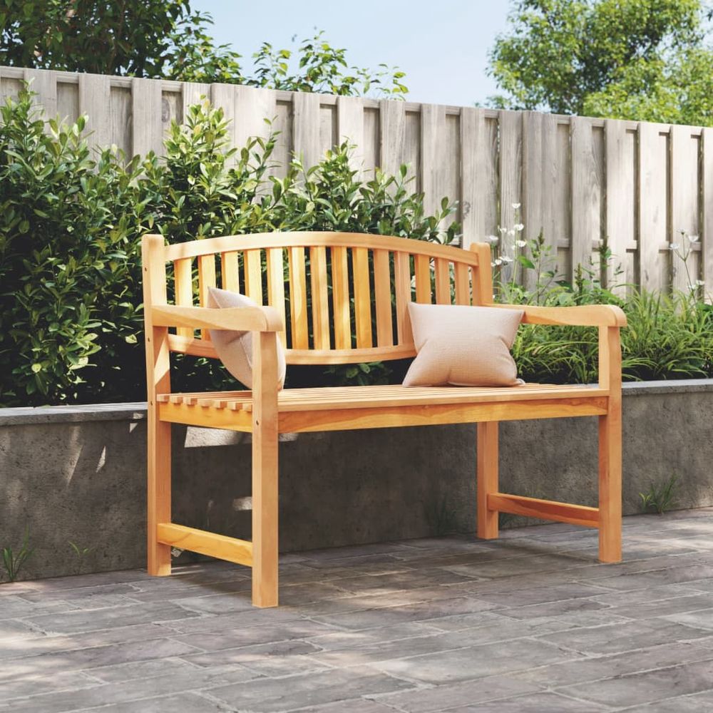 vidaXL Garden Bench 114x59x87 cm Solid Teak Wood - anydaydirect