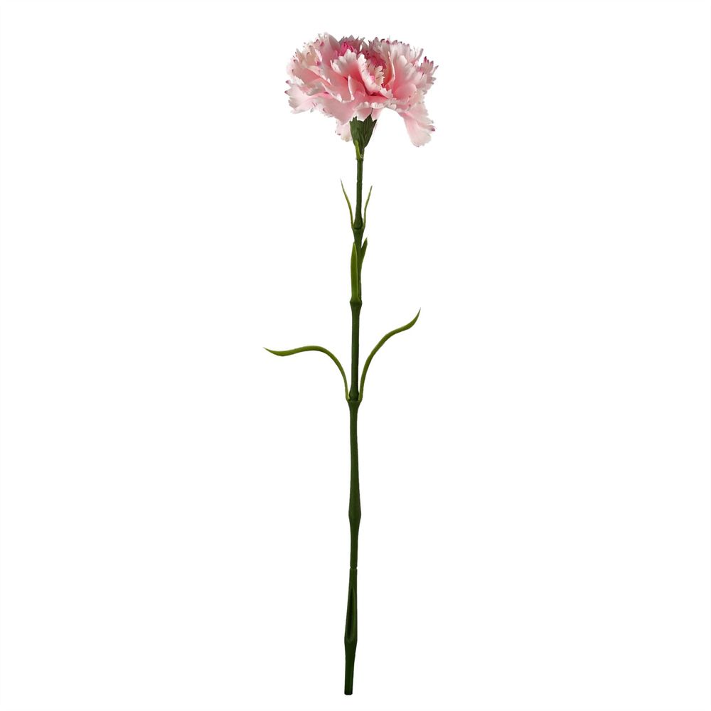 50cm Single Pink Carnation Artificial Flower - anydaydirect
