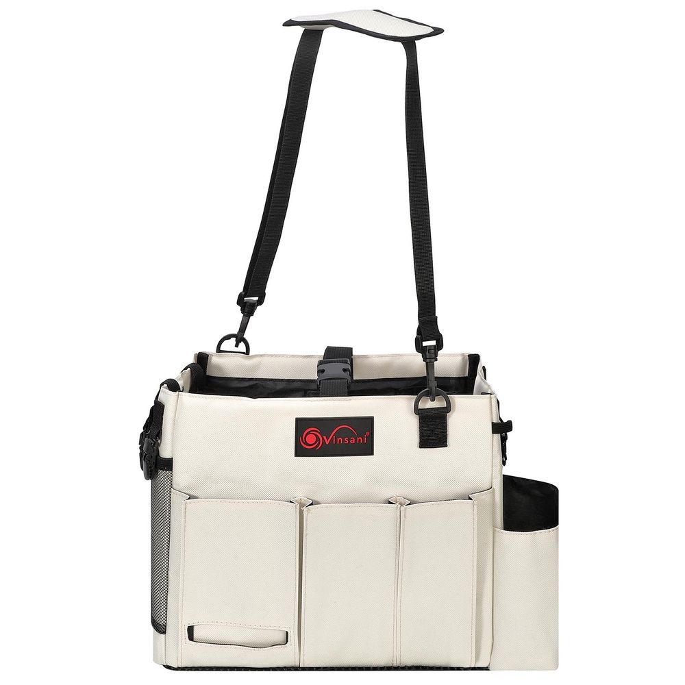 Cleaning Caddy Multifunctional Storage Organiser Bag w Handle & Straps - anydaydirect