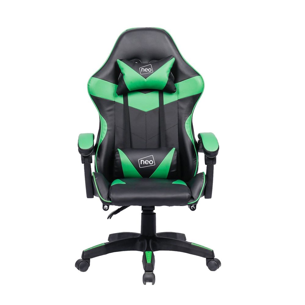 Leather Recliner Computer Gaming Office Chair - Green - anydaydirect