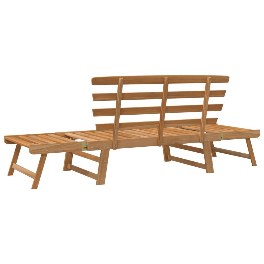Garden Bench 2-in-1 190 cm Solid Acacia Wood - anydaydirect