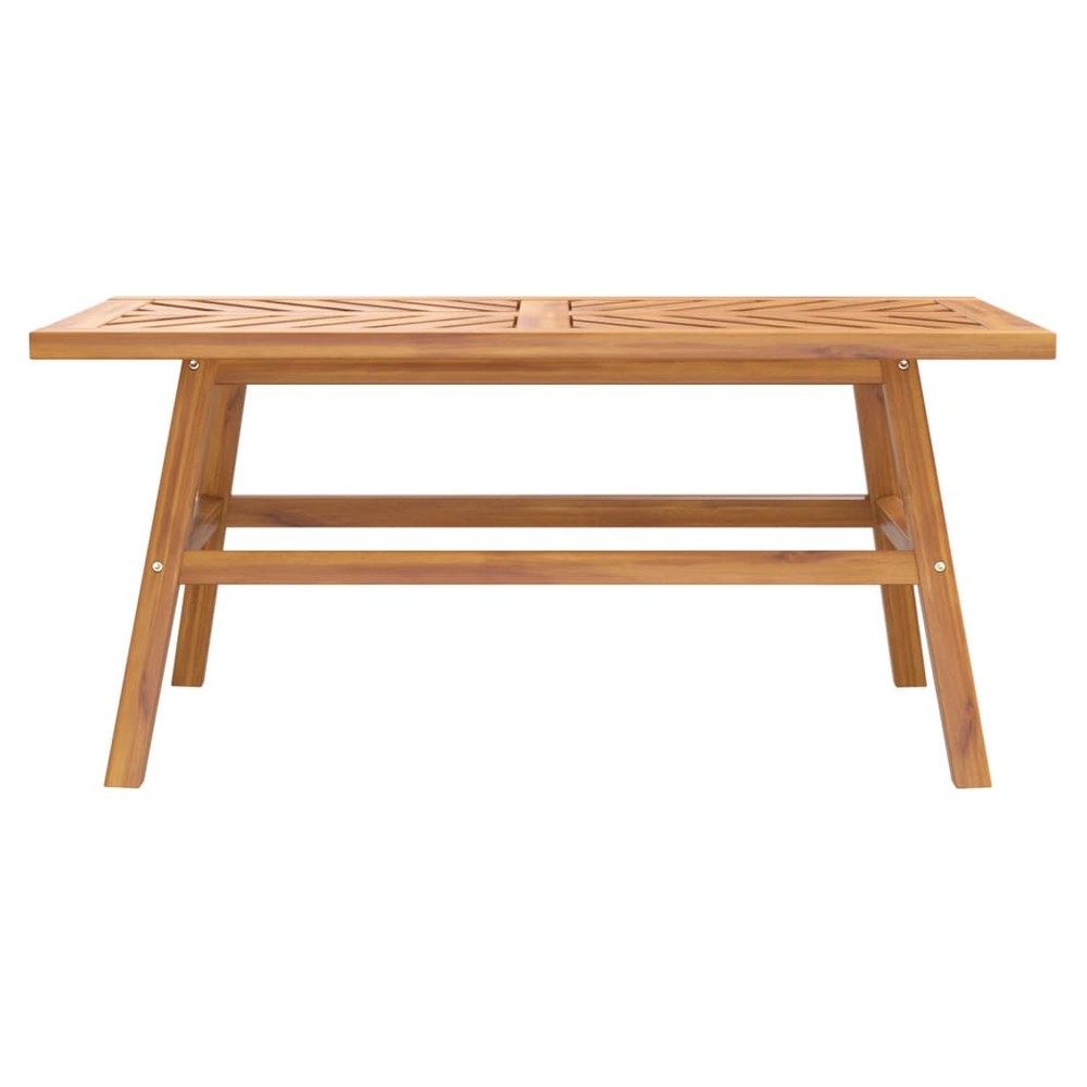 Coffee Table 100x50x45 cm Solid Wood Acacia - anydaydirect