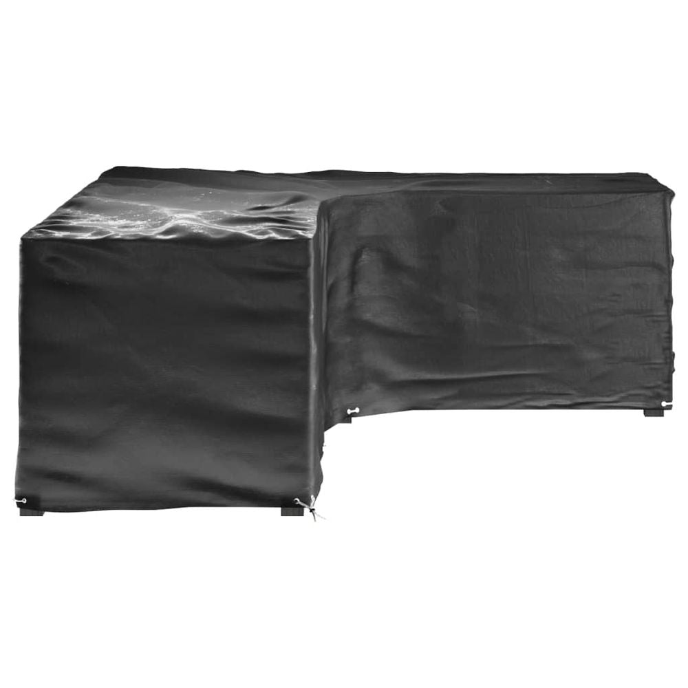 L-Shaped Garden Furniture Cover 18 Eyelets 285x220x80 cm - anydaydirect
