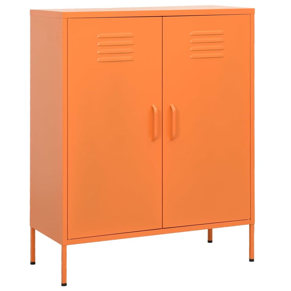 Storage Cabinet Olive Green 80x35x101.5 cm Steel - anydaydirect