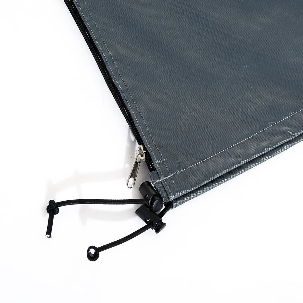 Garden Offset Umbrella Parasol Waterproof Cover-Grey - anydaydirect