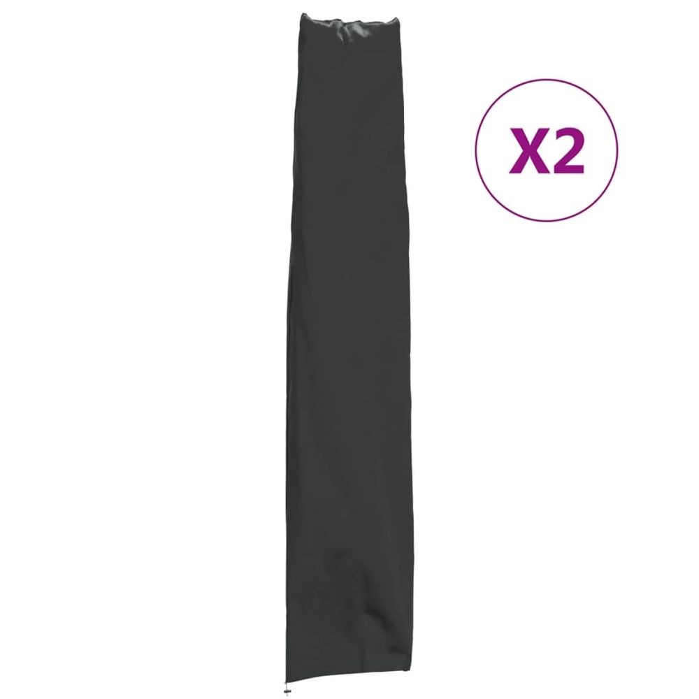 vidaXL Garden Umbrella Covers 2 pcs 170x35/28 cm 420D Oxford Fabric - anydaydirect